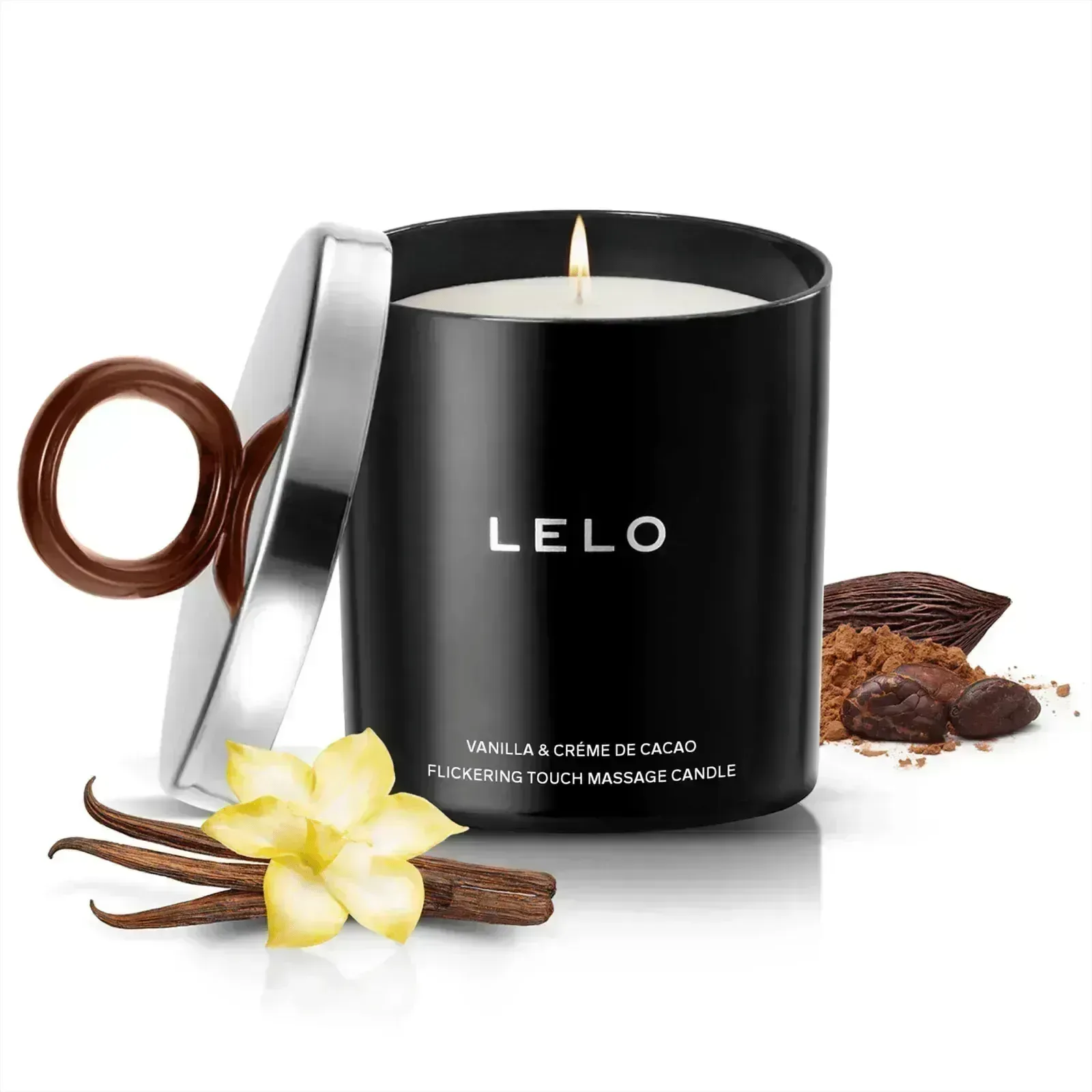 Lumânare Premium pentru Masaj LELO - Vanilla & Crème de Cacao, imagine 2